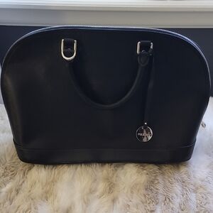 Pulicati Black Satchel Bag
